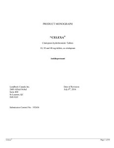 Product Monograph