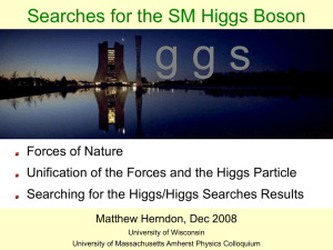 Higgs colloquium - High Energy Physics