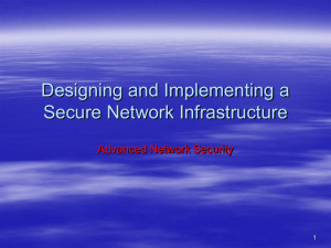 Secure Network Infrastructure