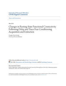 Changes in Resting-State Functional Connectivity Following Delay