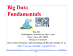 Big Data Fundamentals - Washington University in St. Louis