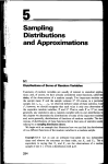 5 Sampling Distributions and Approximations