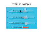 Types of Syringes