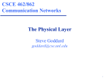 CSCE 462: Communication Networks, guest lecture