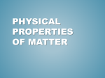 Properties of Matter PPT