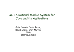 Adding Modules to Java