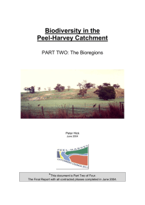The Bioregions - Peel-Harvey Catchment Council