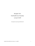 Memphis TGA Oral Health Care Formulary revised 3/16/09