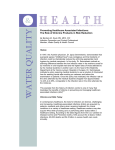 Preventing Healthcare Associated Infections: The Role of Chlorine
