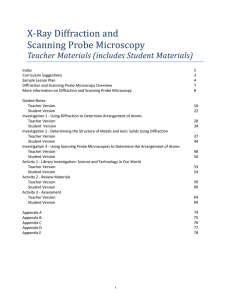 X-Ray Diffraction and Scanning Probe Microscopy