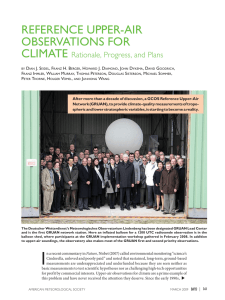 Reference Upper-Air Observations for Climate