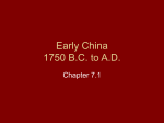 7.1 - Geography and early people of China