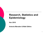 Medical Statistics Presentation