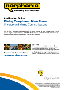 Mining_Telephone_Mine_Phone - Becker Mining South Africa