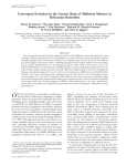 Convergent Evolution in the Genetic Basis of Müllerian