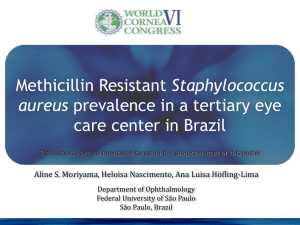 Methicillin Resistant Staphylococcus aureus prevalence in a tertiary