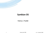 Python / PyS60