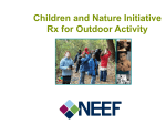 Children and Nature Initiative Rx for Outdoor Activity