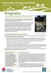 Conservation Management Notes - Revegetation