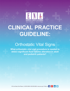 Clinical Practice Guideline - Emergency Nurses Association