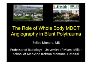Felipe Munera, MD Professor of Radiology