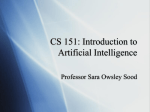 Intro to AI and Course - Computer Science Department