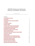 EMTH210 Engineering Mathematics Elements of probability and