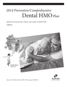 Dental HMO Plan