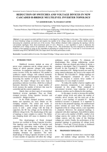 reduction of switches and voltage divices in new cascaded h