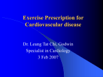 Exercise Prescription for Cardiovascular Diseases