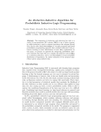 An Abductive-Inductive Algorithm for Probabilistic