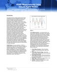 VSWR Measurements Using In-Line Power Meters