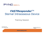 FASTResponderTM Sternal Intraosseous Device