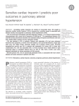 Sensitive cardiac troponin I predicts poor outcomes in pulmonary