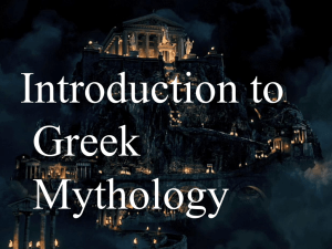 Greek Mythology - Morgan Park High School