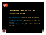 Direct Energy Conversion: Fuel Cells