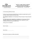 Annual Athletic Pre-Participation Physical Examination Form