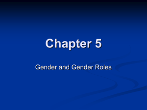 Gender role - The Citadel