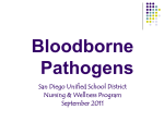 3 Bloodborne Pathogens PPT 9-11 - San Diego Unified School District