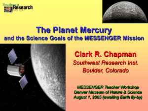 The Planet Mercury and the Science Goals of the