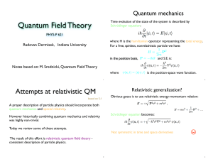 Quantum Field Theory