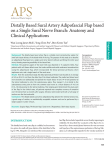Distally Based Sural Artery Adipofascial Flap based on a Single