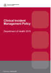 Clinical Incident Management Policy