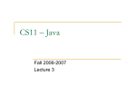 CS11 – Java