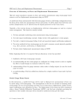 DSC Lab 2: Force and Displacement Measurement Page 1