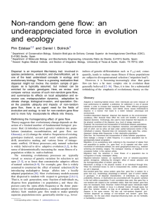 Non-random gene flow: an underappreciated force in