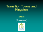 Transition Town Kingston Standard Presentation