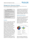 Metagenomics Sequence Analysis