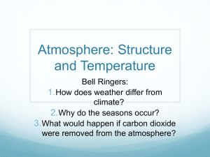Atmosphere: Structure and Temperature