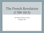 The French Revolution - Mat